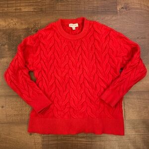 Philosophy Red Apple Cable Knit Sweater Women’s XL